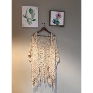 Crocheted sweater